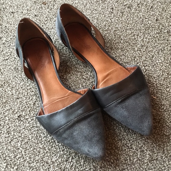 slate blue flats